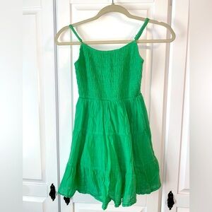 Green American Eagle Ruched Sun Dress XS